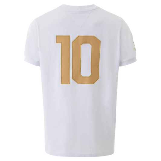 Santos Pelé 1000 Goles Camiseta Blanca 25/26 Fan