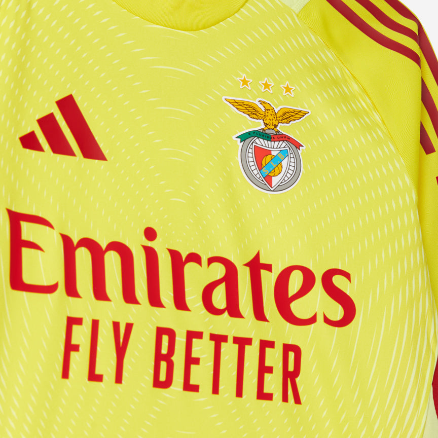 Camisola Benfica Guarda-Redes Amarela 2025/26 - ÚLTIMAS UNIDADES! 🔥🦅
