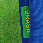 Camiseta retro de visitante de Brasil 1998 