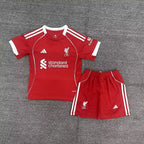Kids Liverpool Home Kit 2025/26