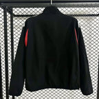 Chaqueta negra y roja 2025/26 con cremallera completa del Benfica