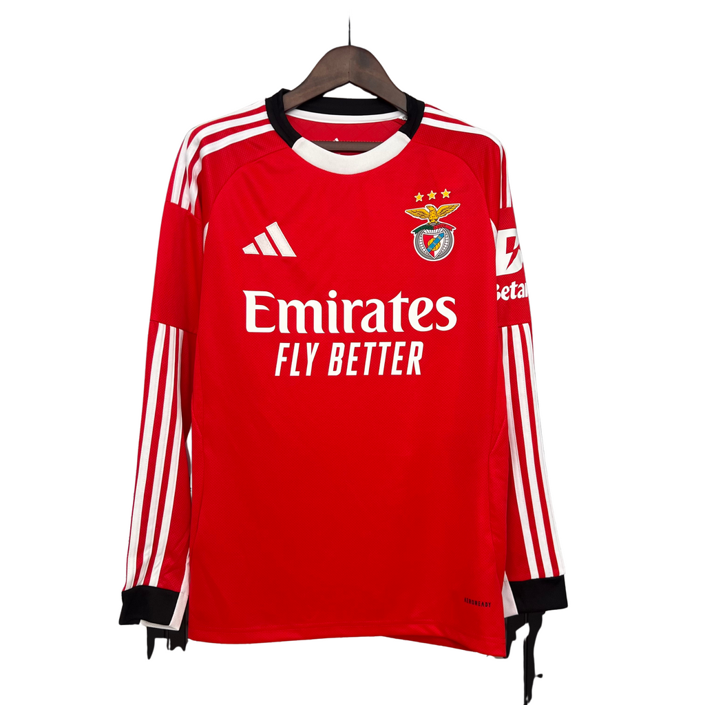SL Benfica Home Jersey 25/26 Long Sleeve