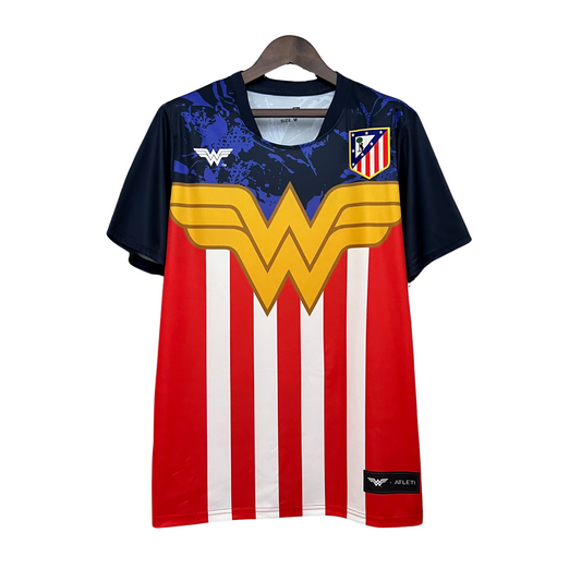 Camisa Atlético Madrid Especial Mulher Maravilha 25/26 Torcedor