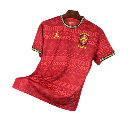 Camiseta de aficionado Jordan Special 25/26 de Brasil, color rojo 