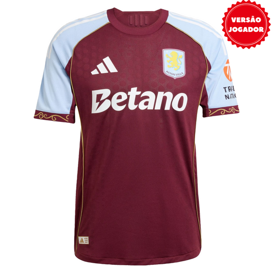Camisa Aston Villa I 25/26 Jogador