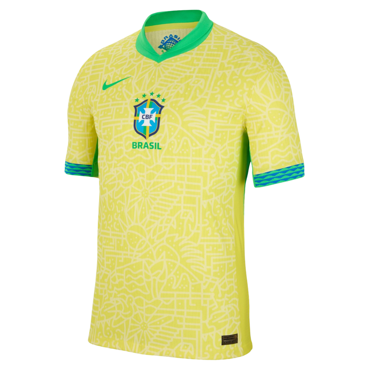 Camiseta local de Brasil 24/25 versión para aficionados 