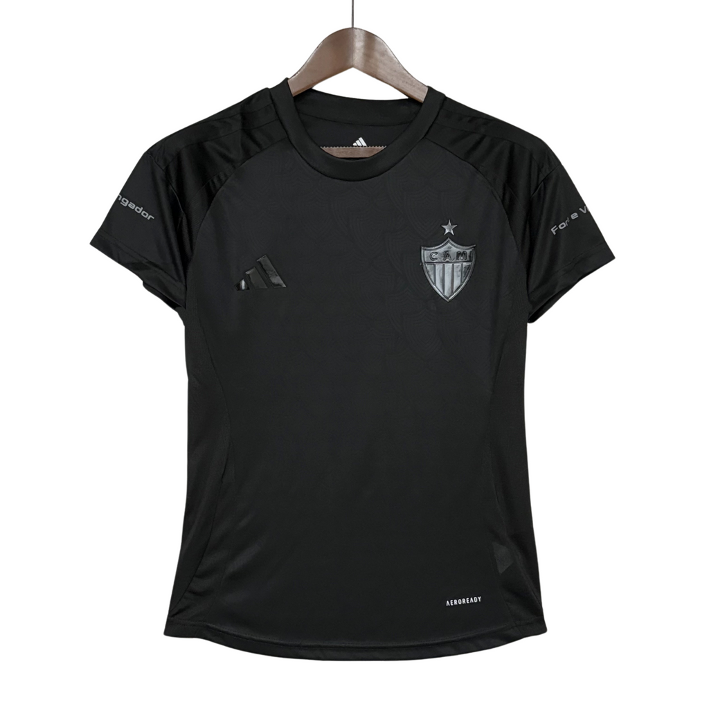 Atlético Mineiro All Black 25/26 Women's Fan Jersey 