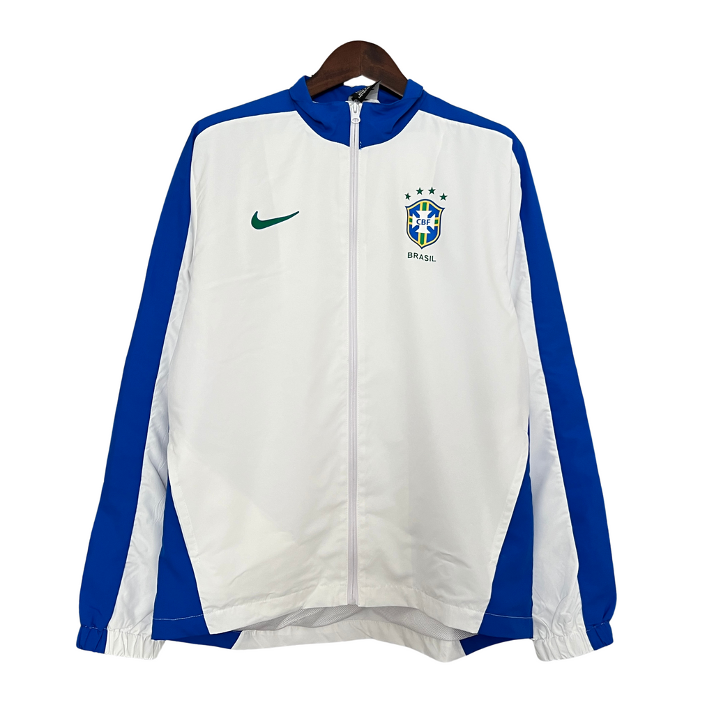 White Brazil Windbreaker