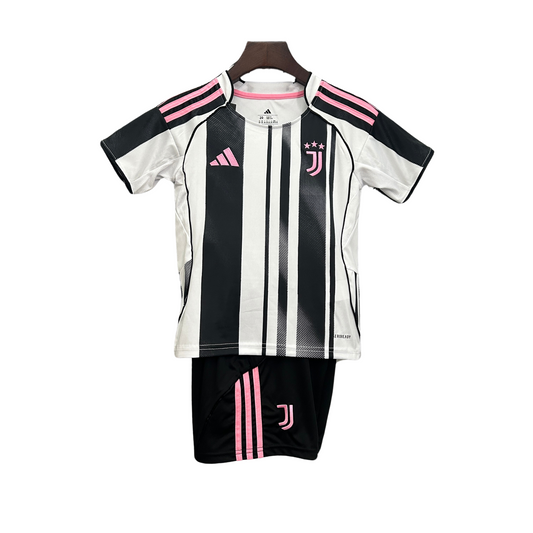 Kit local de la Juventus 25/26 para niños 