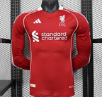 Liverpool Home Player Jersey 2025/26 - Long Sleeve
