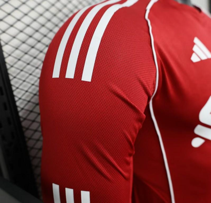Liverpool Home Player Jersey 2025/26 - Long Sleeve