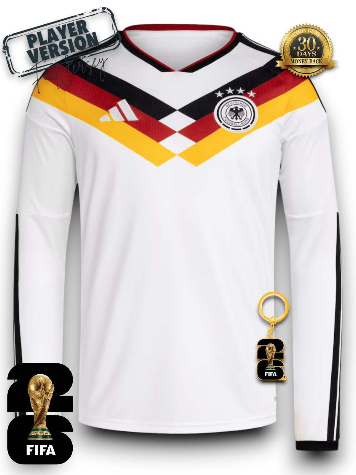 Camiseta de jugador de Alemania 2026 (manga larga)