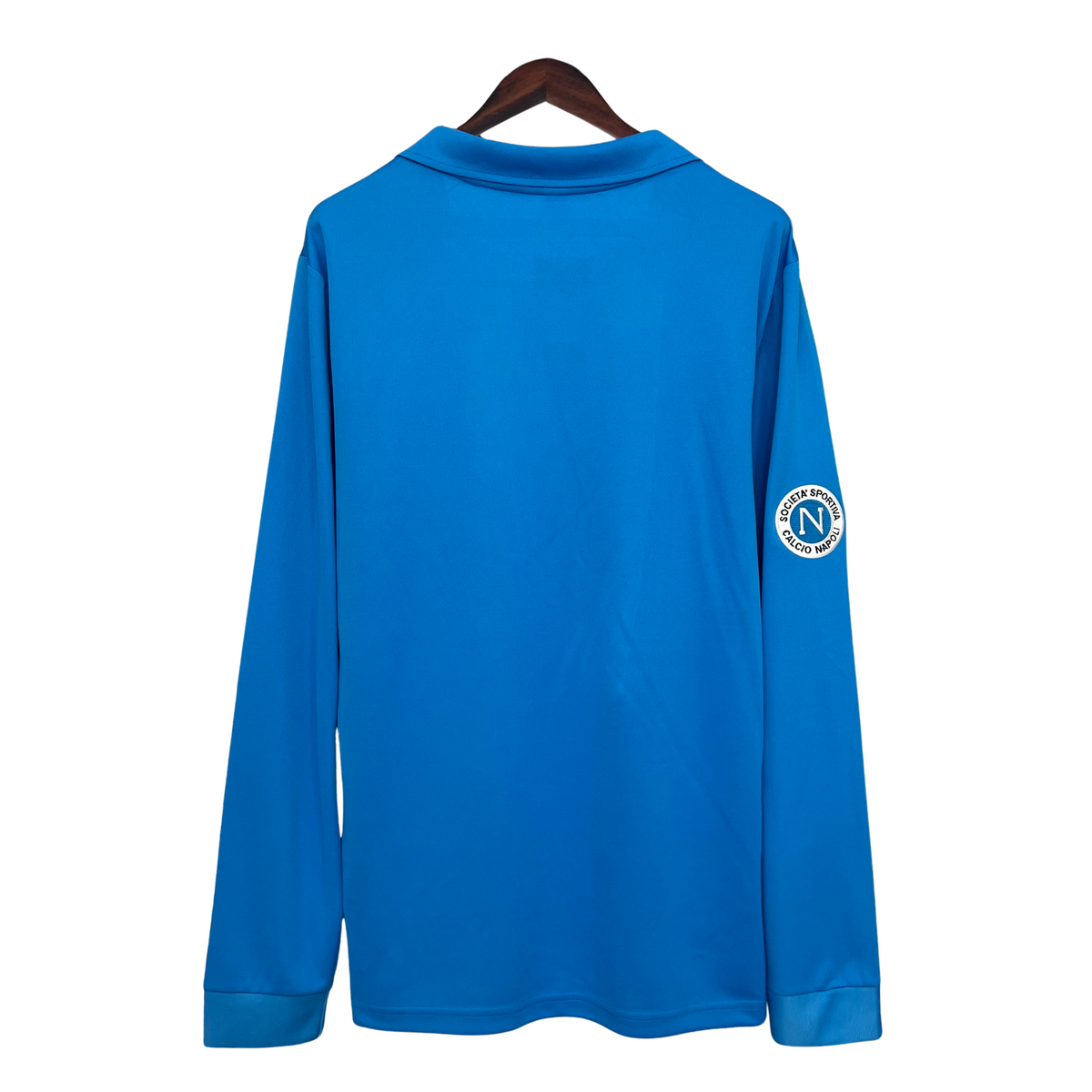 Camiseta de local del SSC Napoli 87/88 Retro Manga Larga 