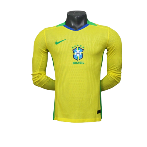 Camiseta local de Brasil 25/26 I - Manga larga 