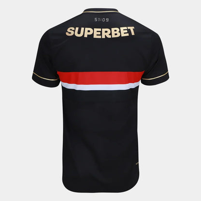 Camisa Sao Paulo Tricolor Third 25/26 - Preta - Fan version