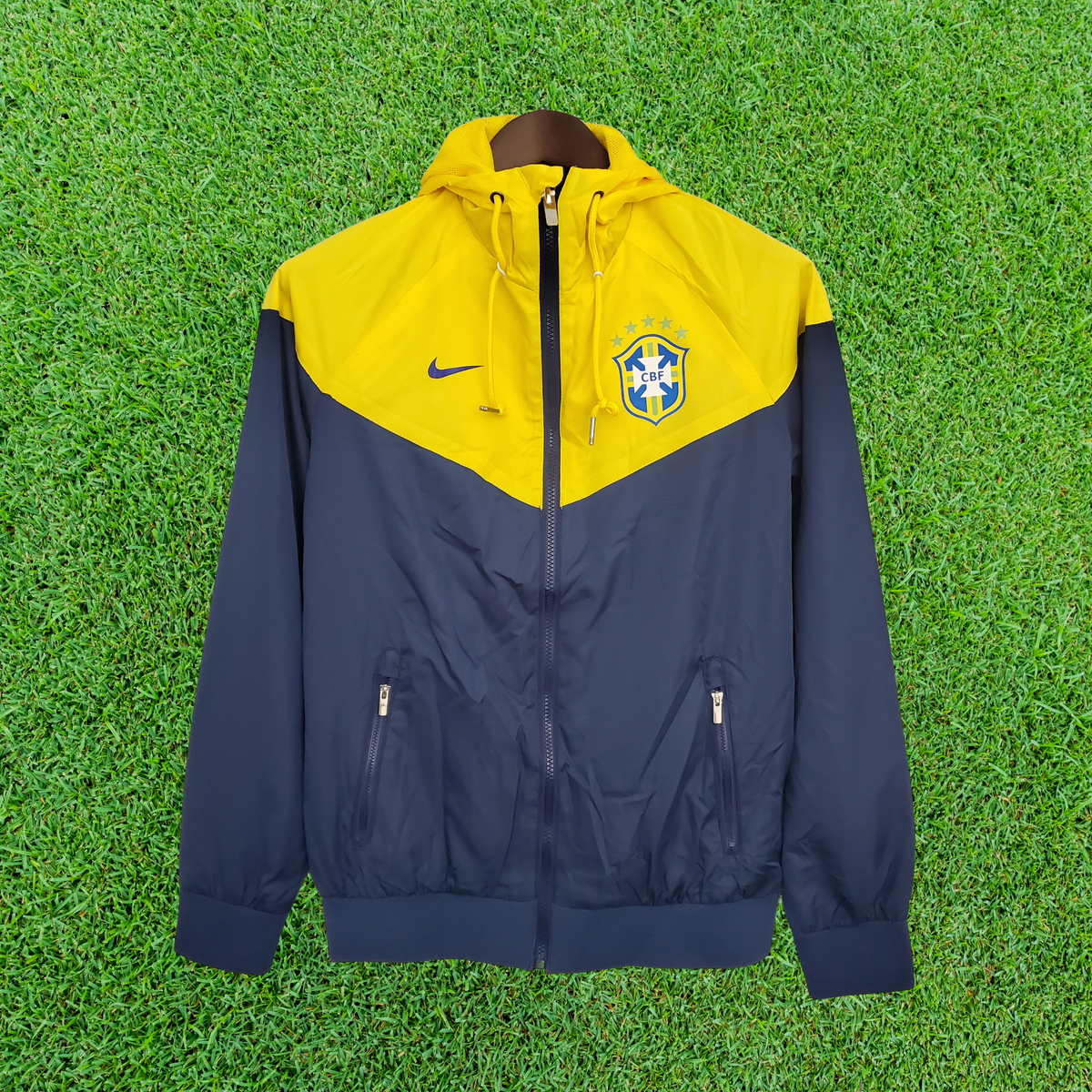 Corta-Vento Brasil Azul/Amarelo