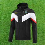 Chaqueta brasileña negra y blanca 