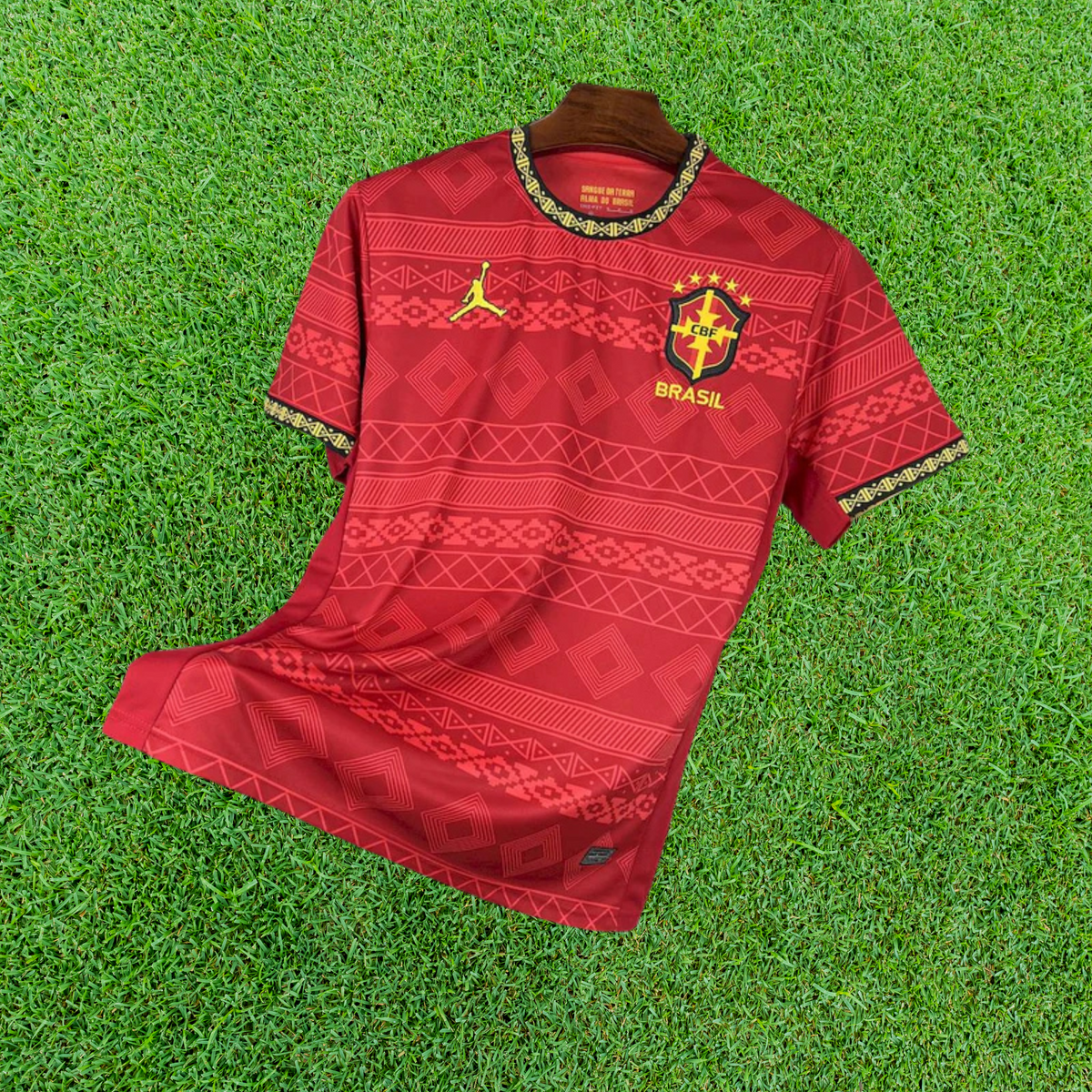 Camiseta de aficionado Jordan Special 25/26 de Brasil, color rojo 