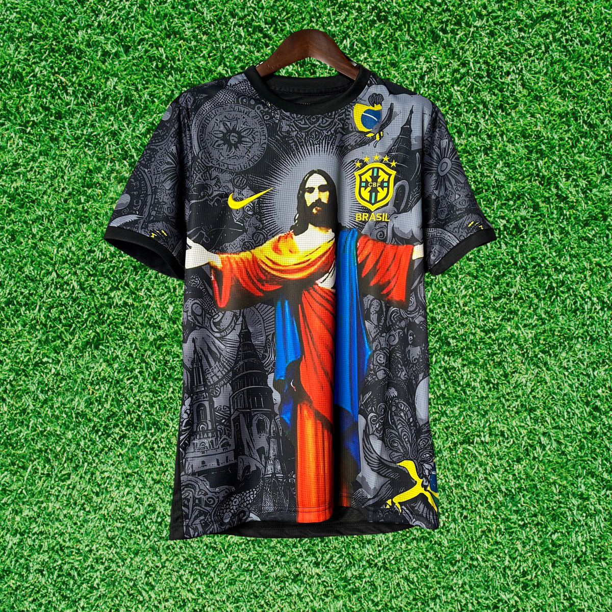 Camiseta de aficionado de Cristo de Brasil 2025 
