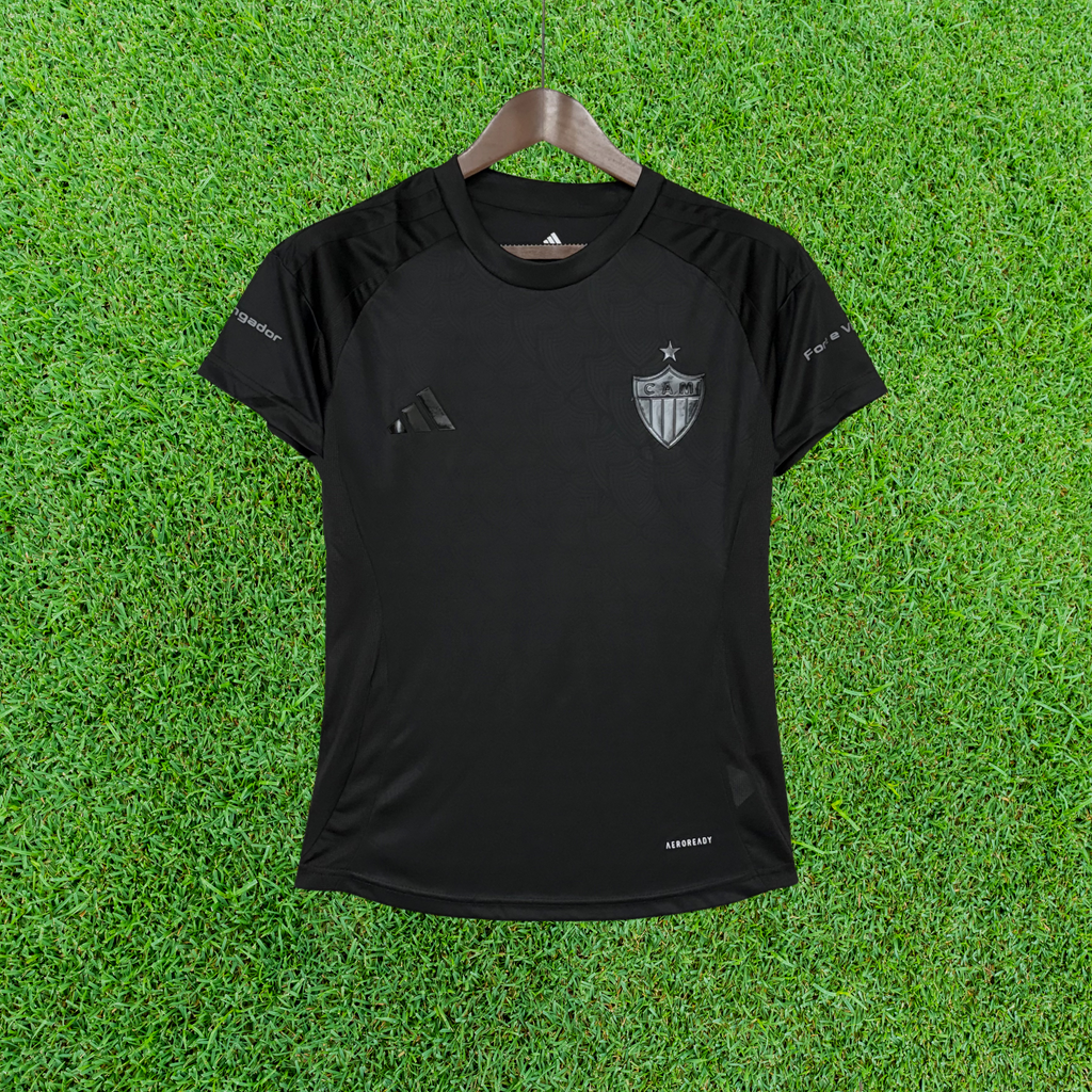 Atlético Mineiro All Black 25/26 Women's Fan Jersey 