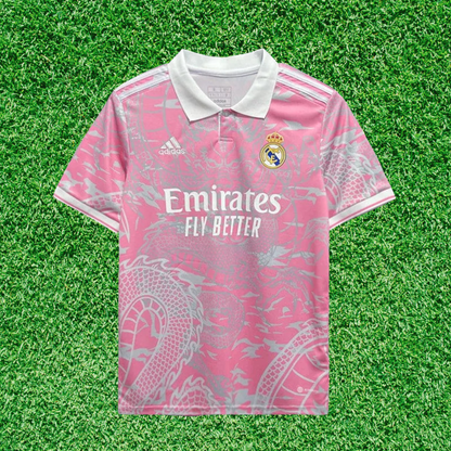 Camisa Real Madrid Especial Dragão Rosa 25/26 Torcedor