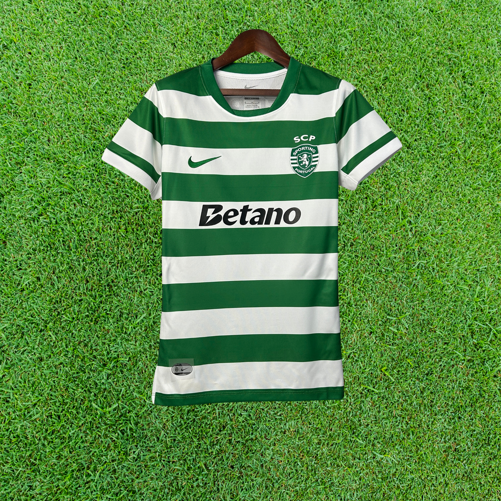 Camiseta local del Sporting CP 25/26, versión para aficionados para mujer 