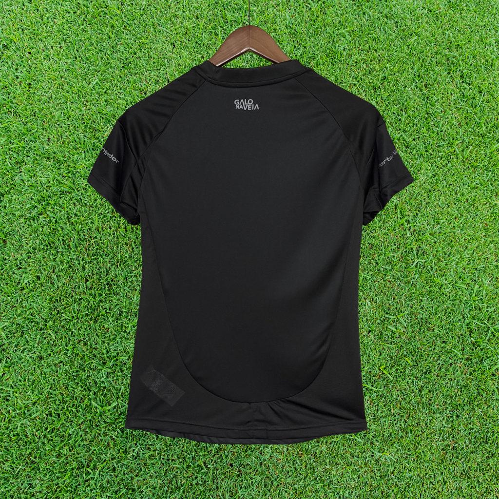 Atlético Mineiro All Black 25/26 Women's Fan Jersey 