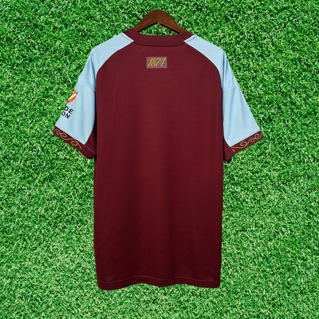 Camiseta local del Aston Villa 25/26, versión para aficionados 