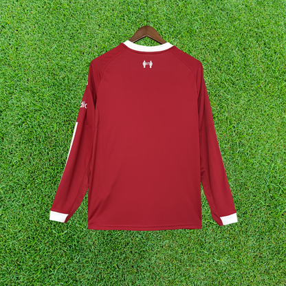 Camiseta local del Liverpool FC 25/26 de manga larga 