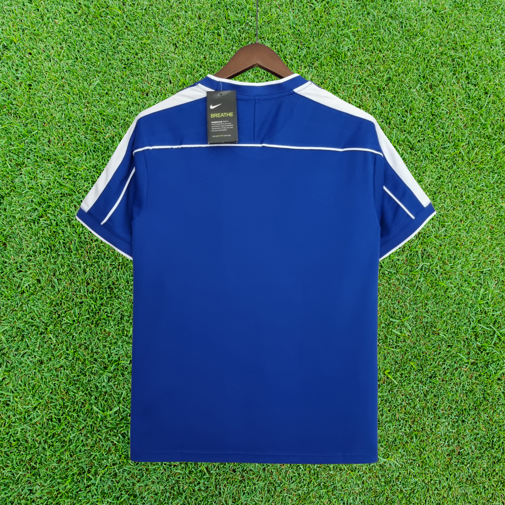 Camiseta retro de visitante de Brasil 1998 