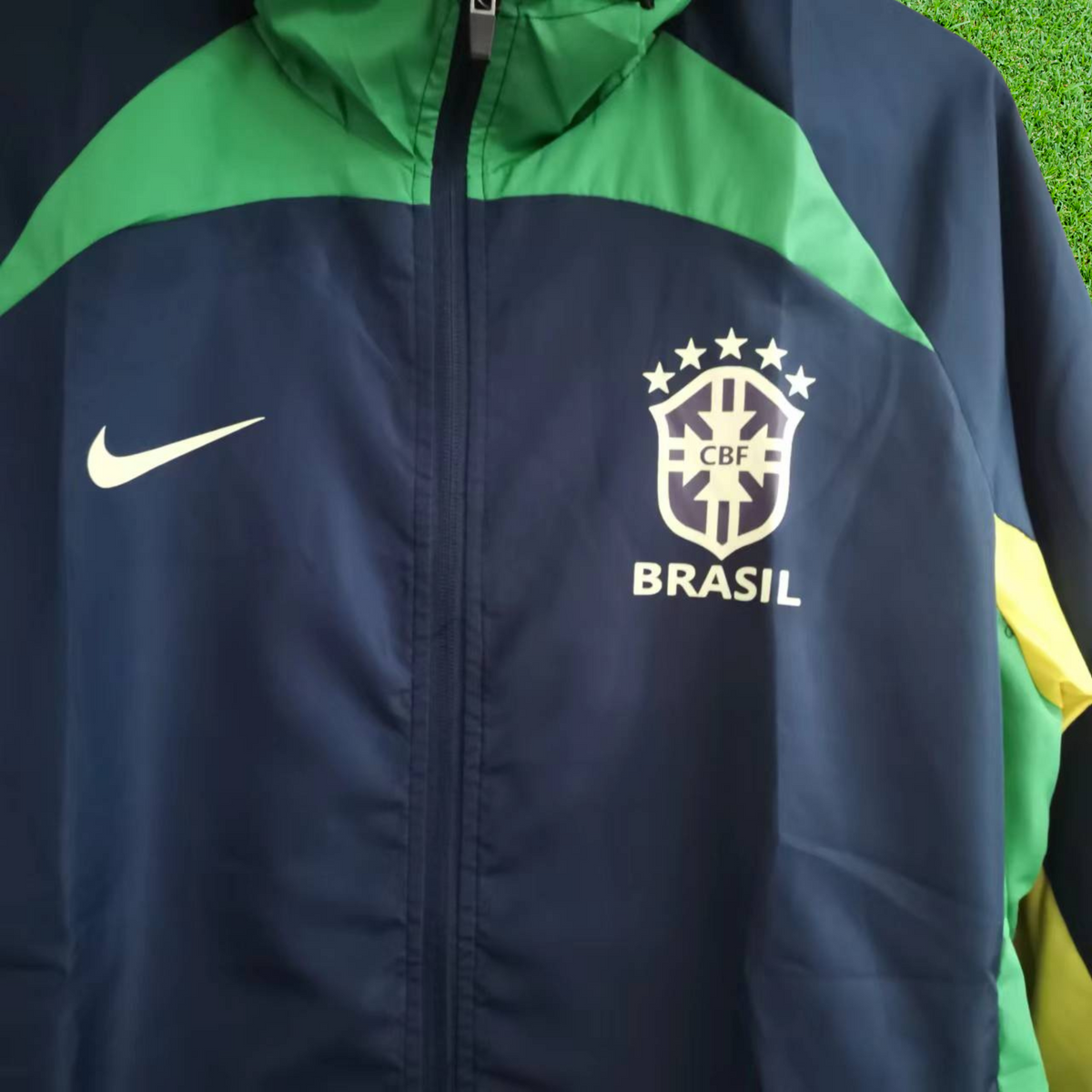 Chaqueta azul/verde de Brasil 