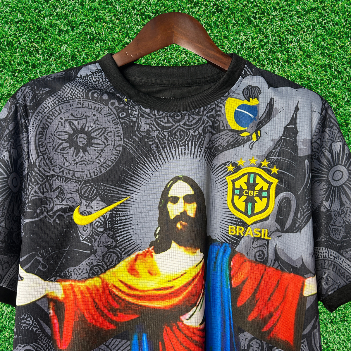 Camiseta de aficionado de Cristo de Brasil 2025 