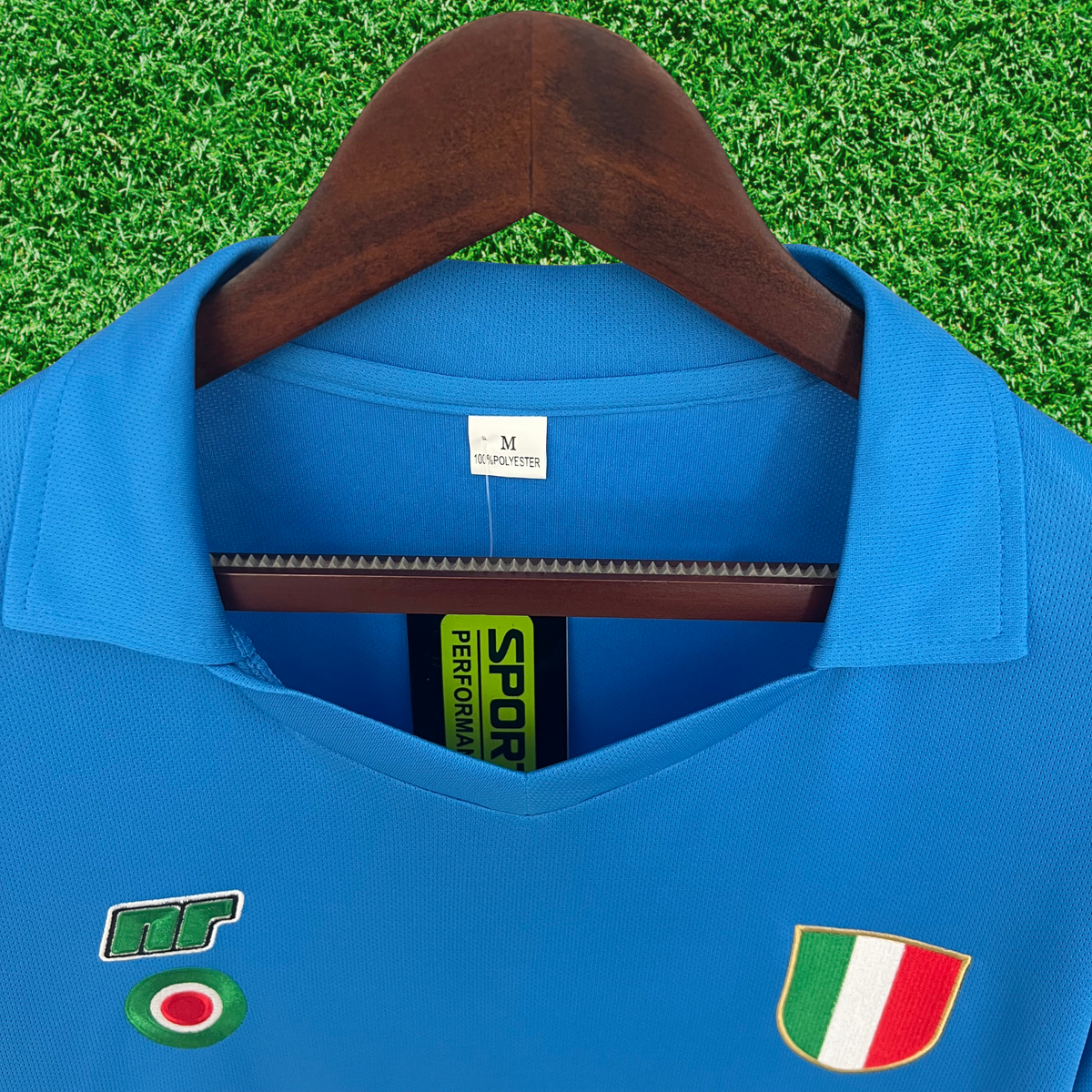 Camiseta de local del SSC Napoli 87/88 Retro Manga Larga 
