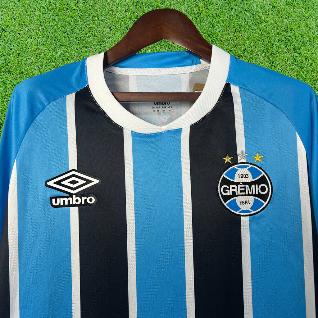 Grêmio Home Jersey 25/26 Long Sleeve