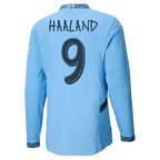 #9 Haaland Manchester City Home Jersey 2024/2025 Long Sleeve