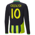#10 Grealish Manchester City Away Jersey 2024/2025 Long Sleeve