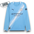 Manchester City Player Home Jersey 2025/26 Long Sleeve