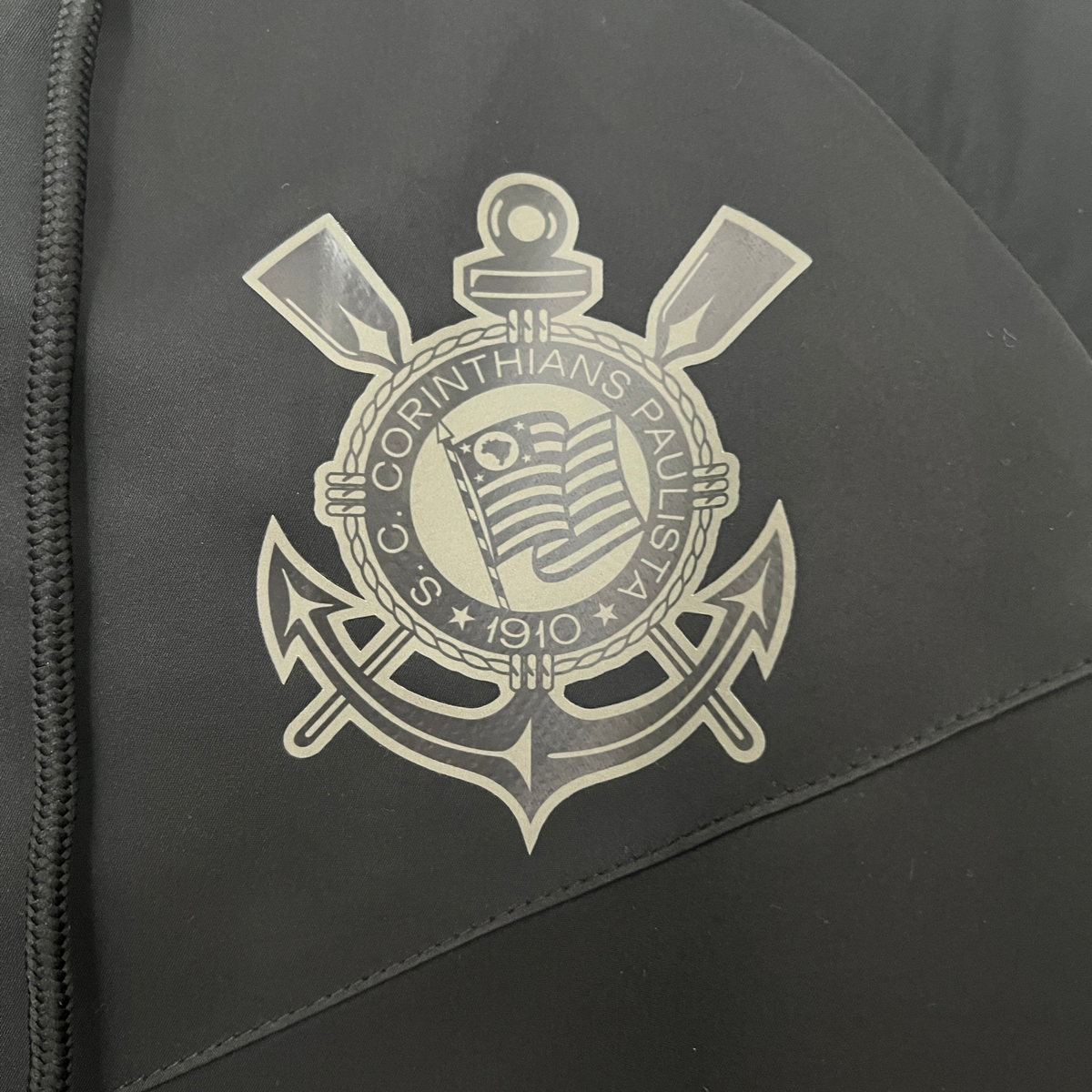 Corinthians Black Windbreaker 23/24