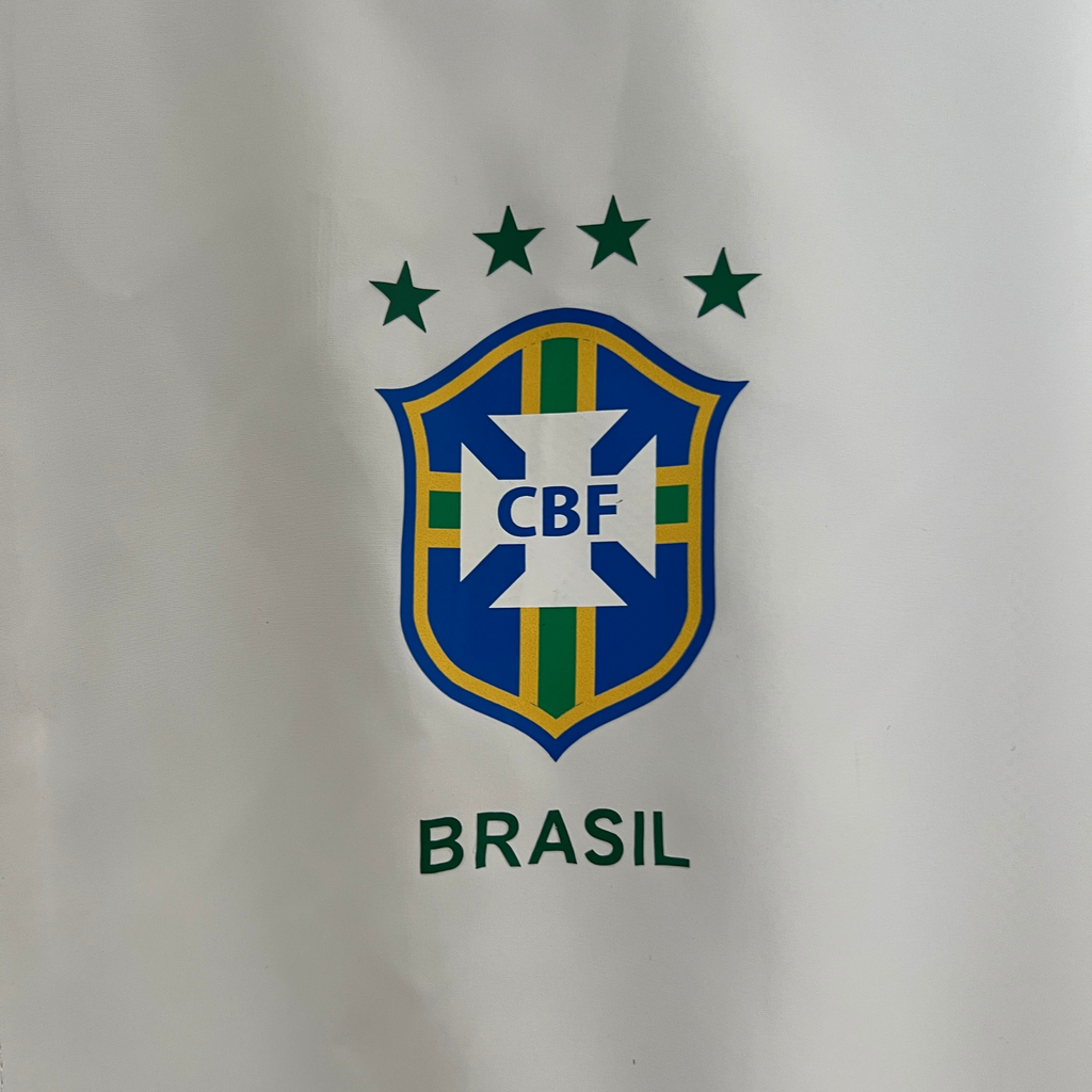 White Brazil Windbreaker