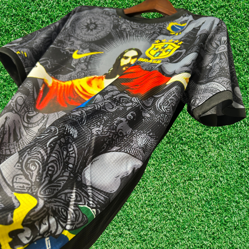 Camiseta de aficionado de Cristo de Brasil 2025 