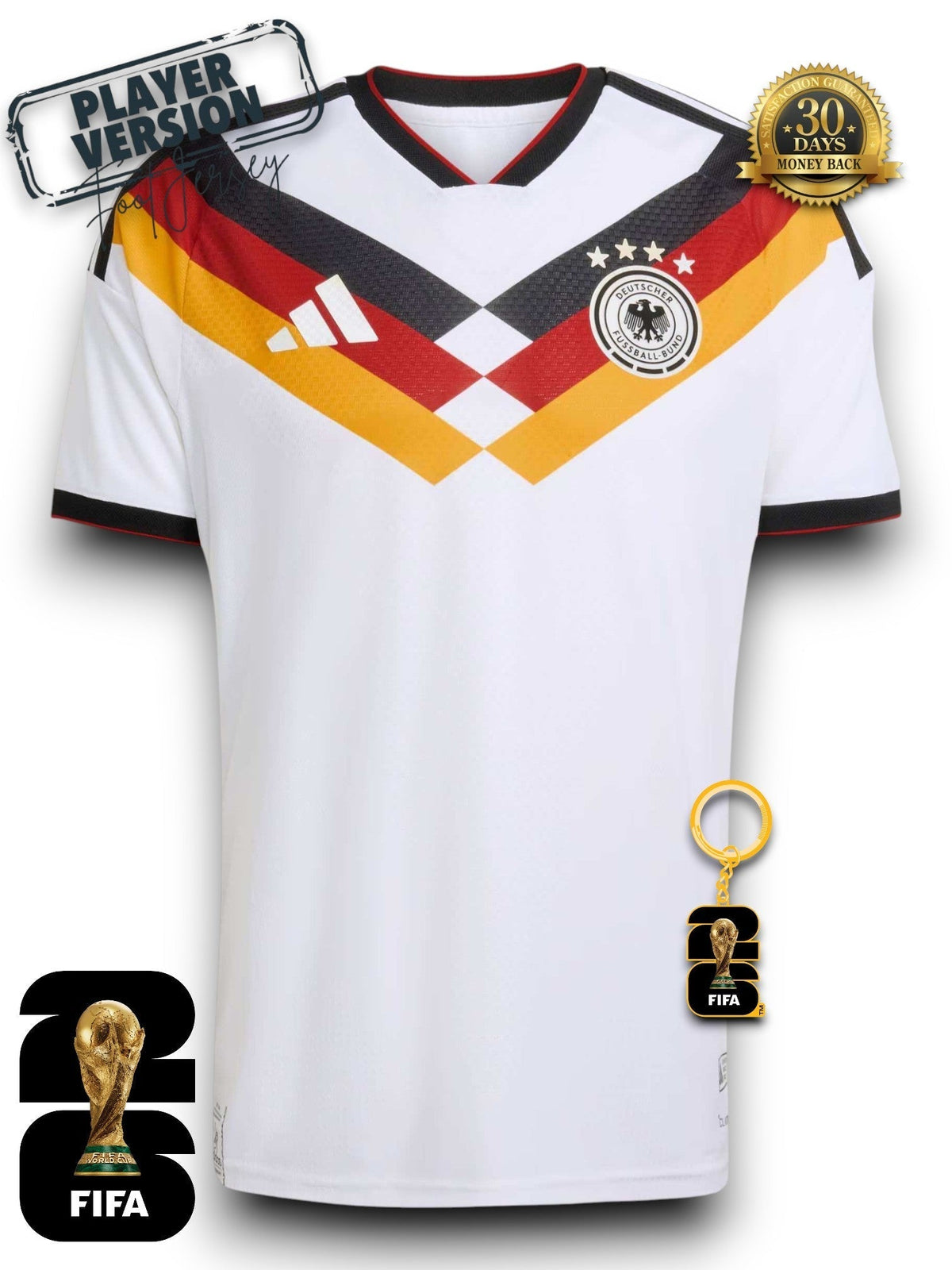 Camiseta de Alemania para el Mundial 2026 (versión de jugador)
