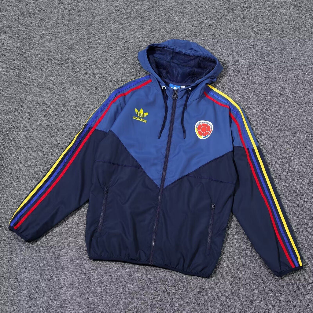 colombia Dark Blue Windbreaker Jacket