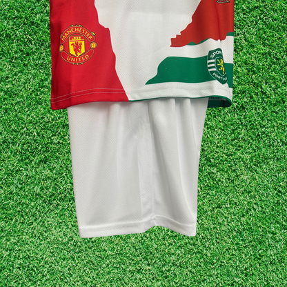 Kit de leyendas de Cristiano Ronaldo 25/26 para niños 