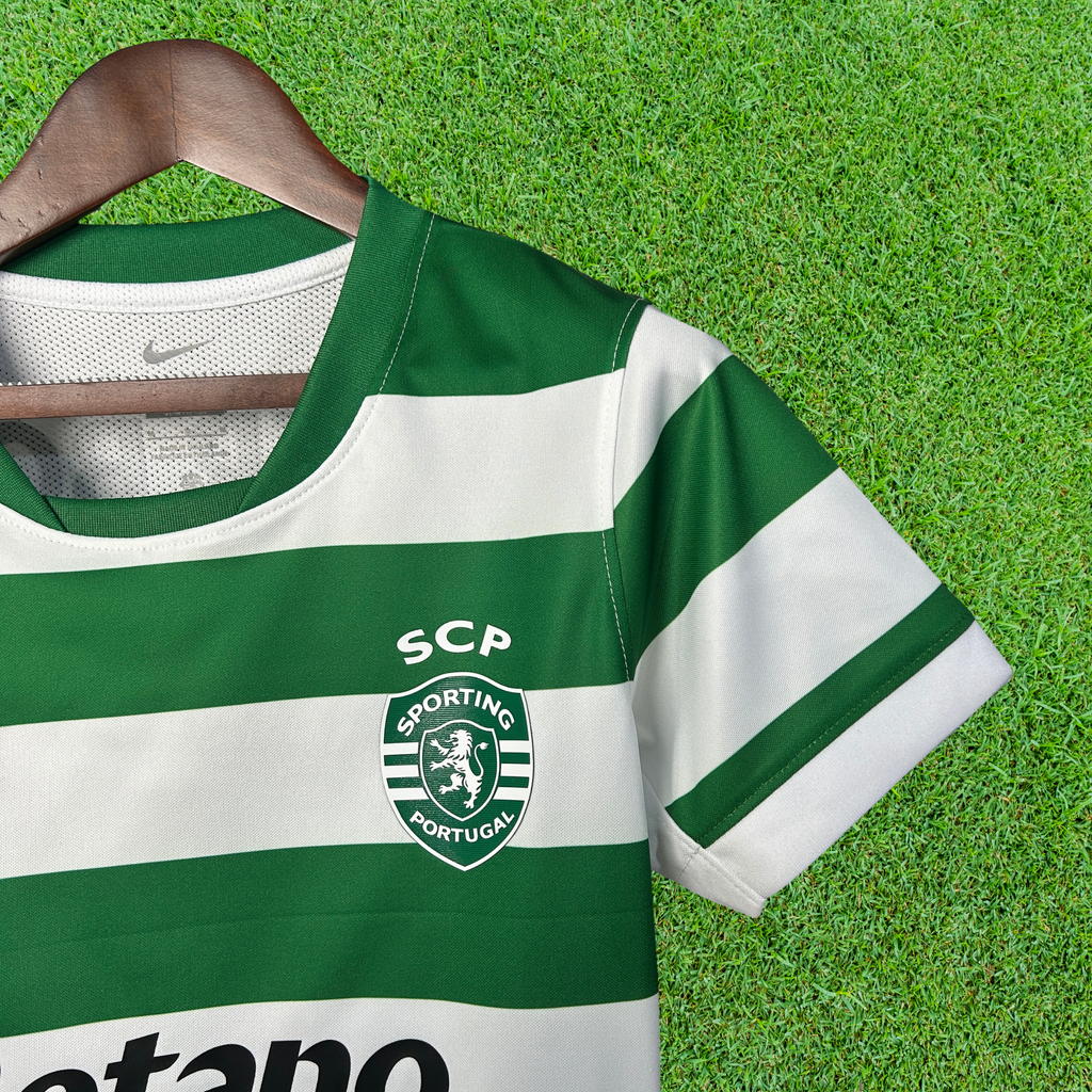 Camiseta local del Sporting CP 25/26, versión para aficionados para mujer 