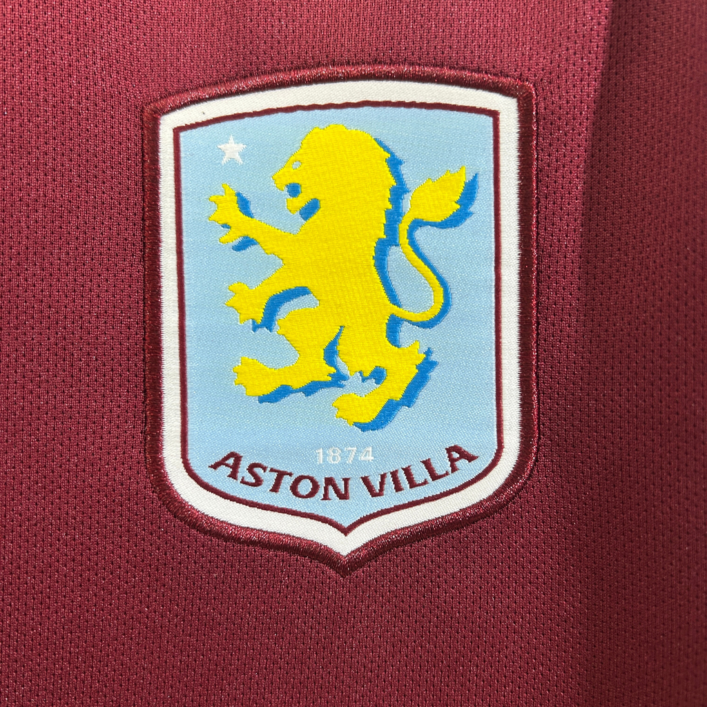 Camiseta local del Aston Villa 25/26, versión para aficionados 