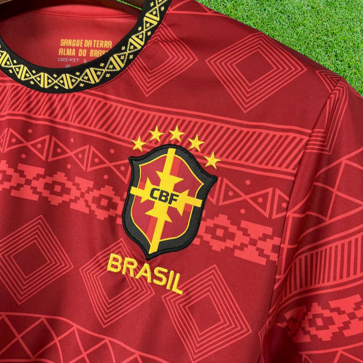 Camiseta de aficionado Jordan Special 25/26 de Brasil, color rojo 