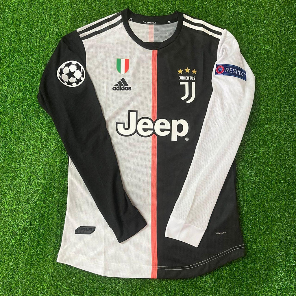 Gonzalo Higuaín 21- Juventus Long Sleeve 2019 2020 Retro White Black Jersey Trikot Maglia
