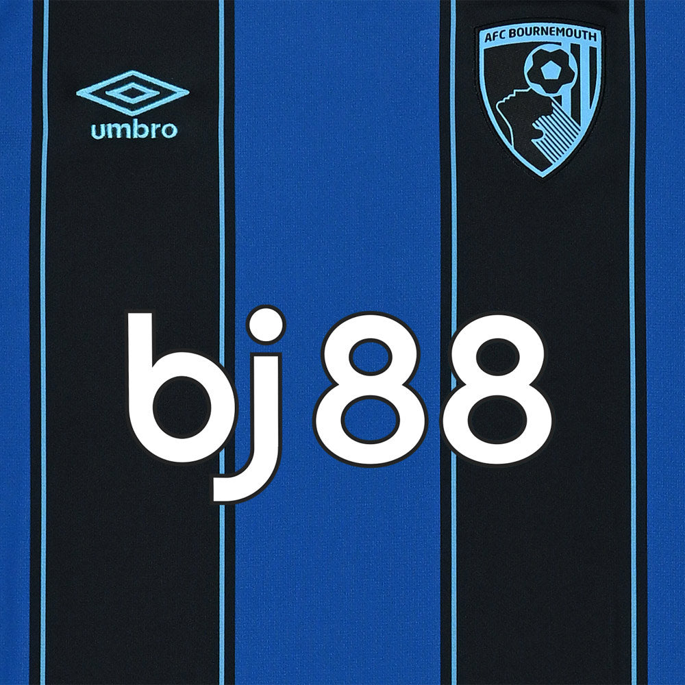 Camiseta visitante del Bournemouth 25/26 - Versión para aficionados azul/negra 
