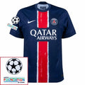 Paris Saint-Germain Fan Jersey Home 2024/25 Patches UCL UEFA Foundation (Official Printing)