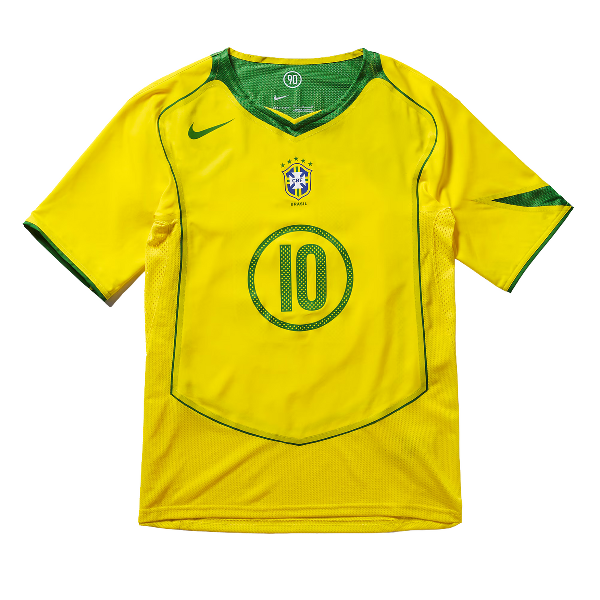 Camiseta de local de Brasil 2004 retro 